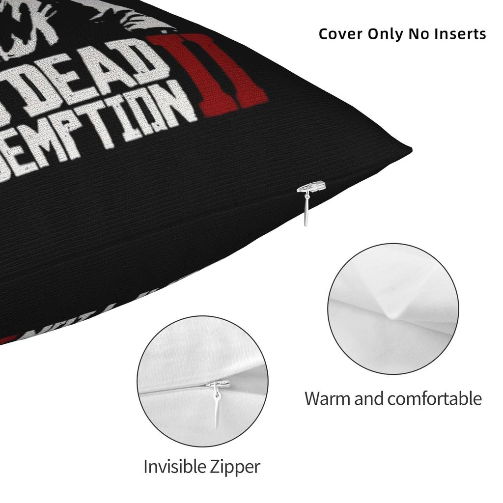Pillow Cover Arthur Morgan red dead redemption  Kawaii Pillow Case For Sofa Home Decor Pillowcases