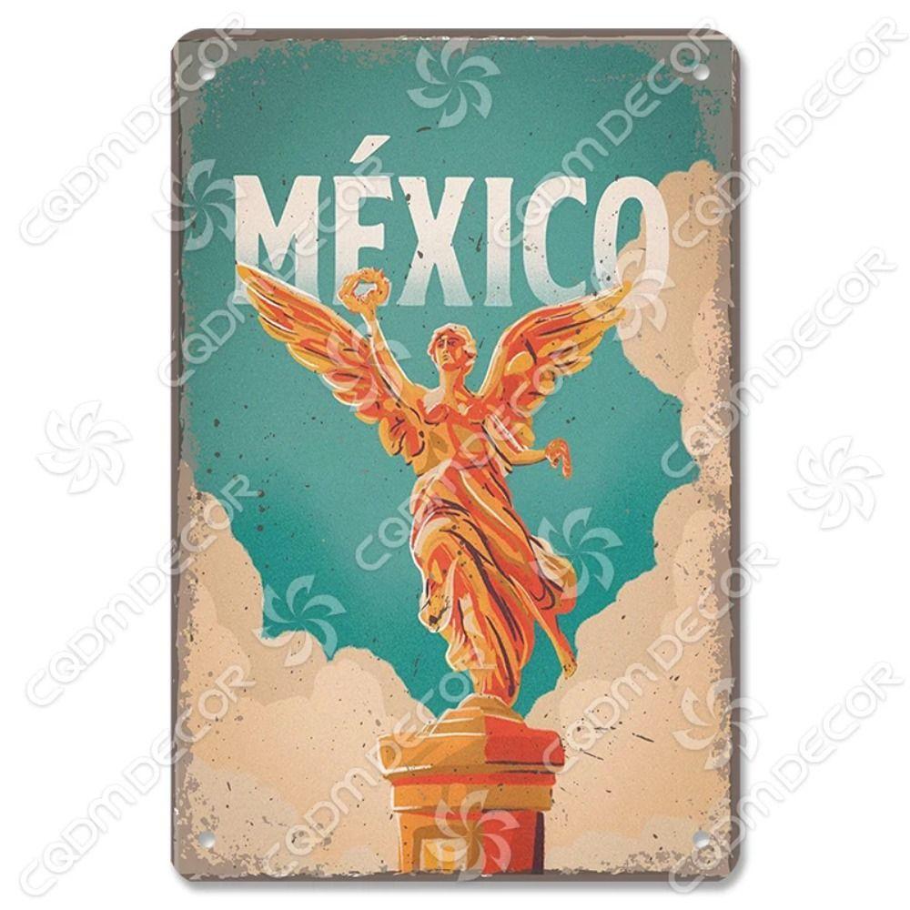 

Travel City Skyline Metal Tin Sign Wall Decor 20x30cm