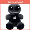 Soft Black Horror Duck Plush 9.8in Stuffed Toy For Kids