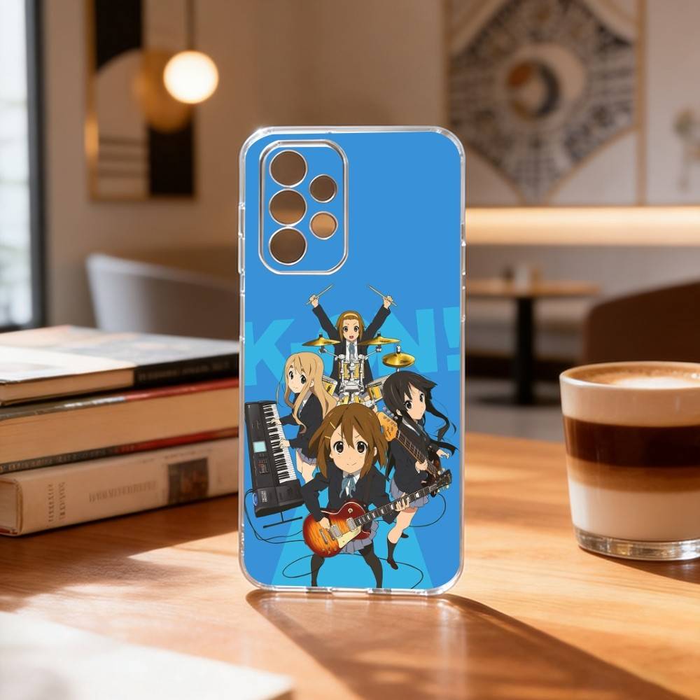 K-K-on! Anime  Phone Case Transparent Silicone Soft For Samsung S25,S24,S21,S22,S23,S30,Ultra,S20,Plus,Fe Samsung S24ULTRA