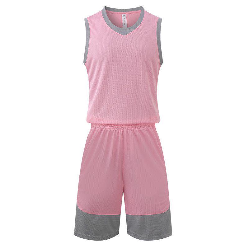 Unisex Summer Basketball Uniform Set: Children's & Adult Two-Piece Sportswear