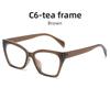 Vintage Cat Eye Blue Light Blocking Glasses For Women With Pc Lenses And Fashionable Geometric Frame