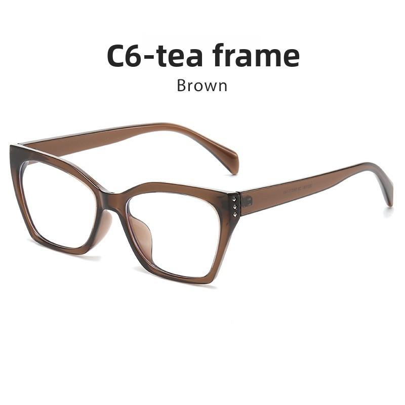 Vintage Cat Eye Blue Light Blocking Glasses For Women With Pc Lenses And Fashionable Geometric Frame
