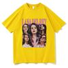 Singer Lana Del Rey Graphic Tshirt Retro Hip Hop Fashion T-shirt Men Women Cotton Short Sleeve Aesthetic T Shirts Streetwear