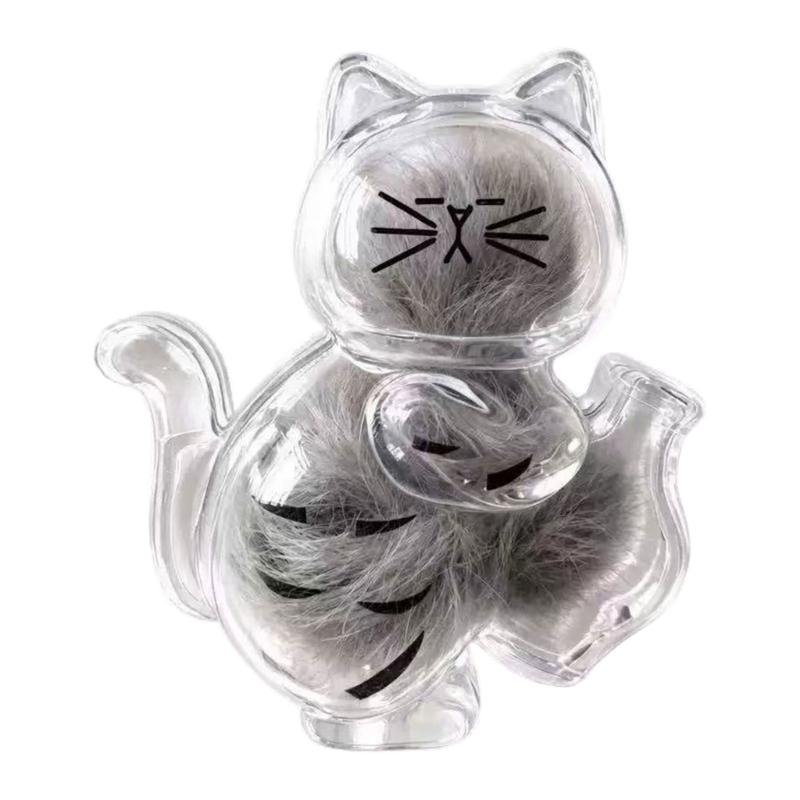 Fridge Magnet with Clear Vase for Keepsakes,Pet Hair,Flower Display Cats Whiskers Holders Refrigerator Magnet Decors
