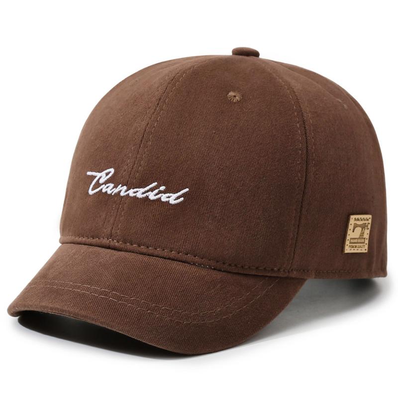 Embroidered Letter Baseball Cap Men's Sunshade Cap Outdoor Breathable Cap