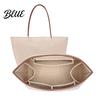 Travel Purse Organizer Insert Felt Multi-compartment Bag Handbag Shape Protector with Zipper Pocket for Women