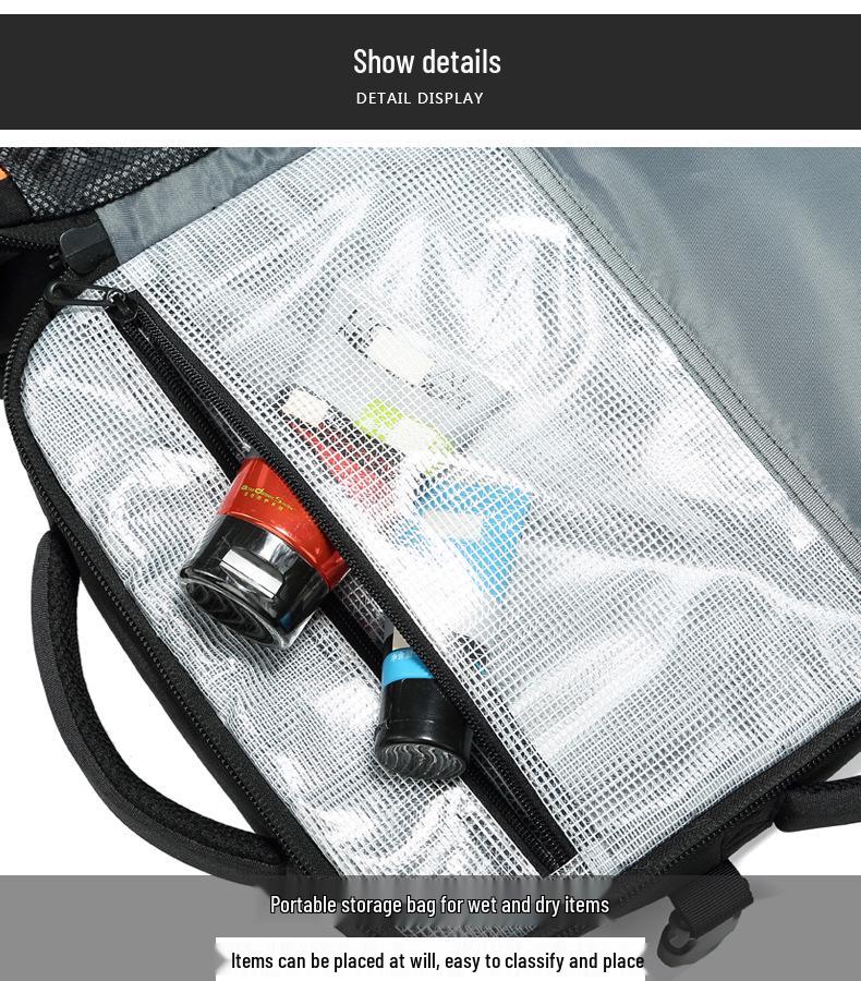 Men's Expandable Oxford Cloth Laptop Backpack - Large Capacity & Multifunctional for Business Travel