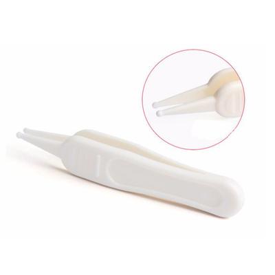 Navel Plastic Clean Infant Tweezer Ear Nose Tweezers Pincet Safety Forceps Baby Cleaning Tweezers Booger Clip