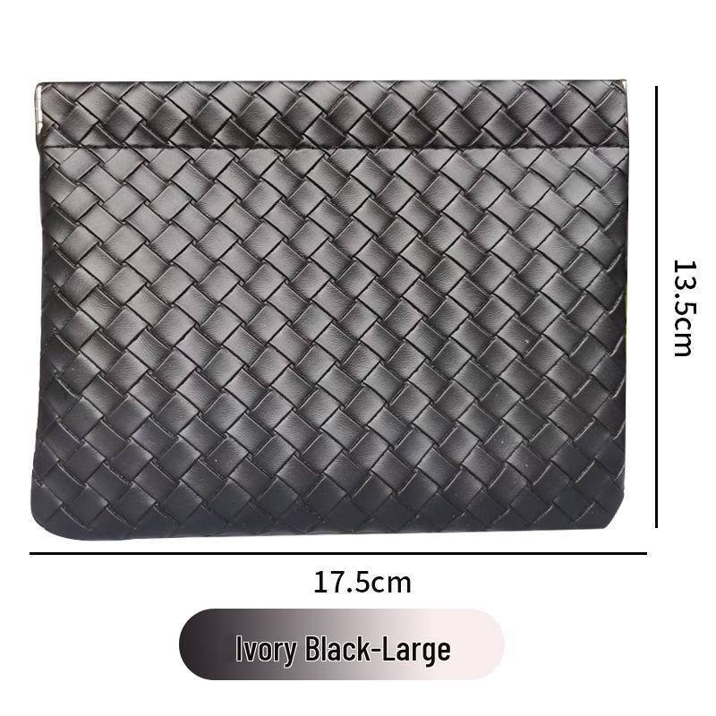 Portable Makeup Bag with Lipstick, Data Cable, Bluetooth Headset, Charger, and Key Storage; Automatic Closure Spring Sheet Design
