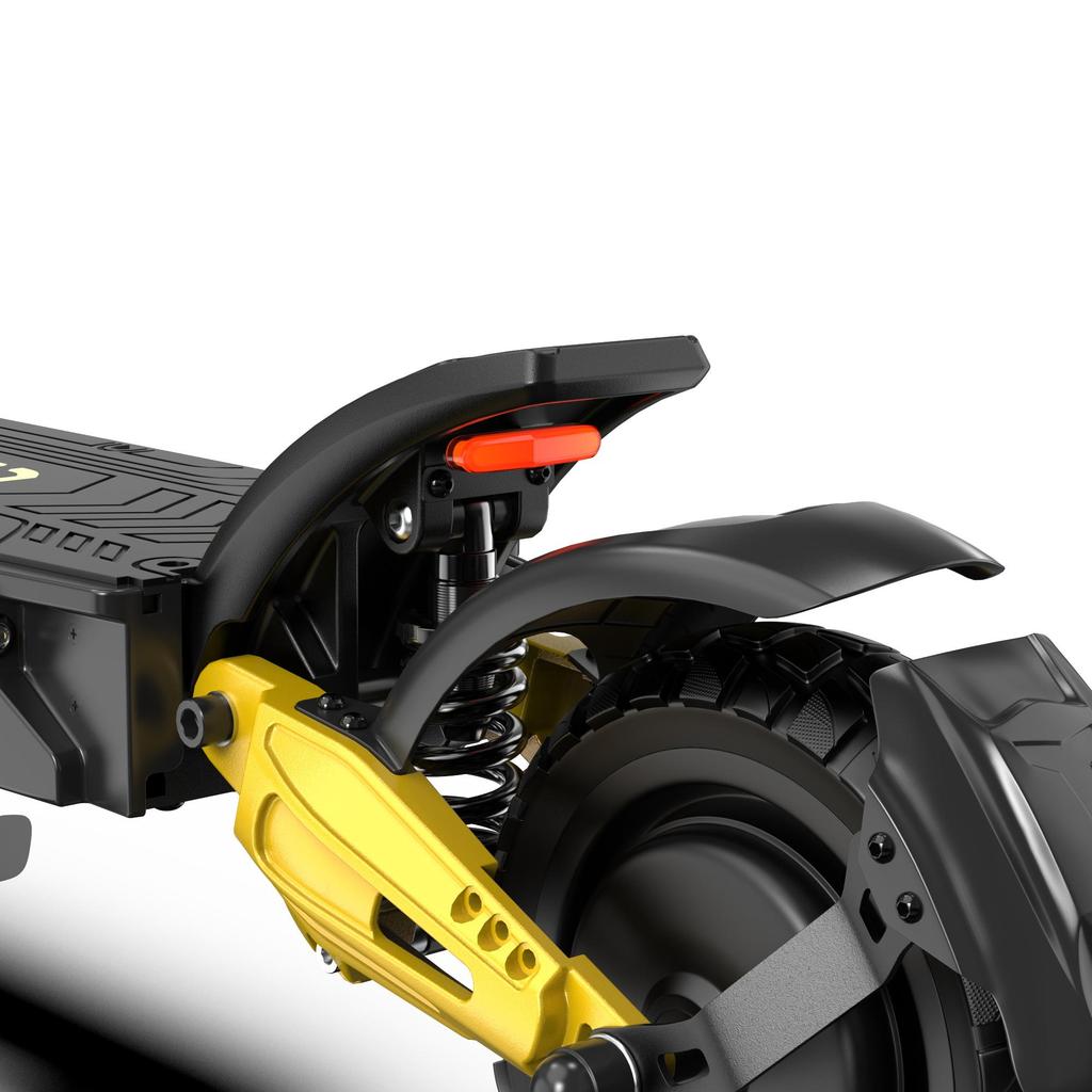 Electric Scooter Foldable OOTD 10" 1200Wx2 Dual Motor 23.4AH Max Range 60Km Load 120Kg Black S30