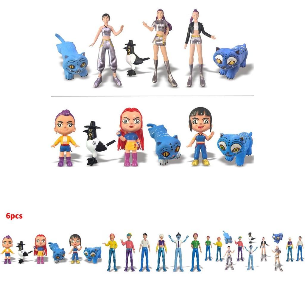 Kpop Dämonenjäger PVC Spielfigur Modell Sammlerstück Desktop-Dekoration für Fans