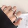 Ring Ins Does Not Fade Sterling Silver Love Glossy Personality Trend Open Ring Love