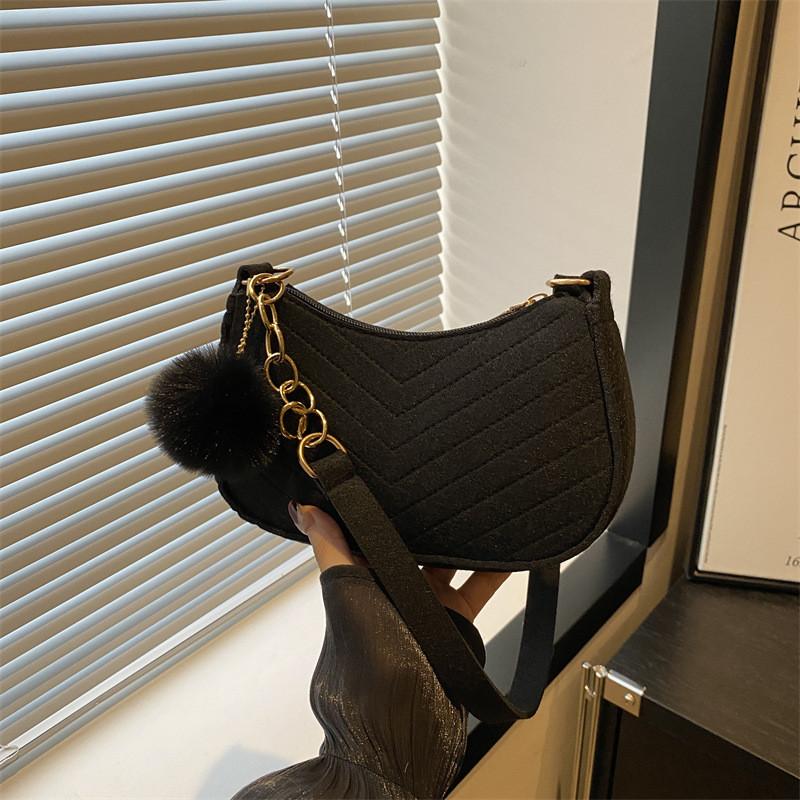 Elegant Pu Leather Vintage Crossbody Bag For Women Featuring Unique Crescent Shape In Various Colors