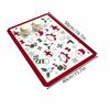1 piece of Christmas series kitchen washbasin, home drain mat, absorbent soft pad, bowl, plate, cup, wash free tea bar mat