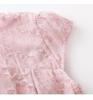 Abito Qipao in Organza Patchwork di Pizzo Burnout 3D Stile Cinese Nuovo Nanyou con Vita Stretta