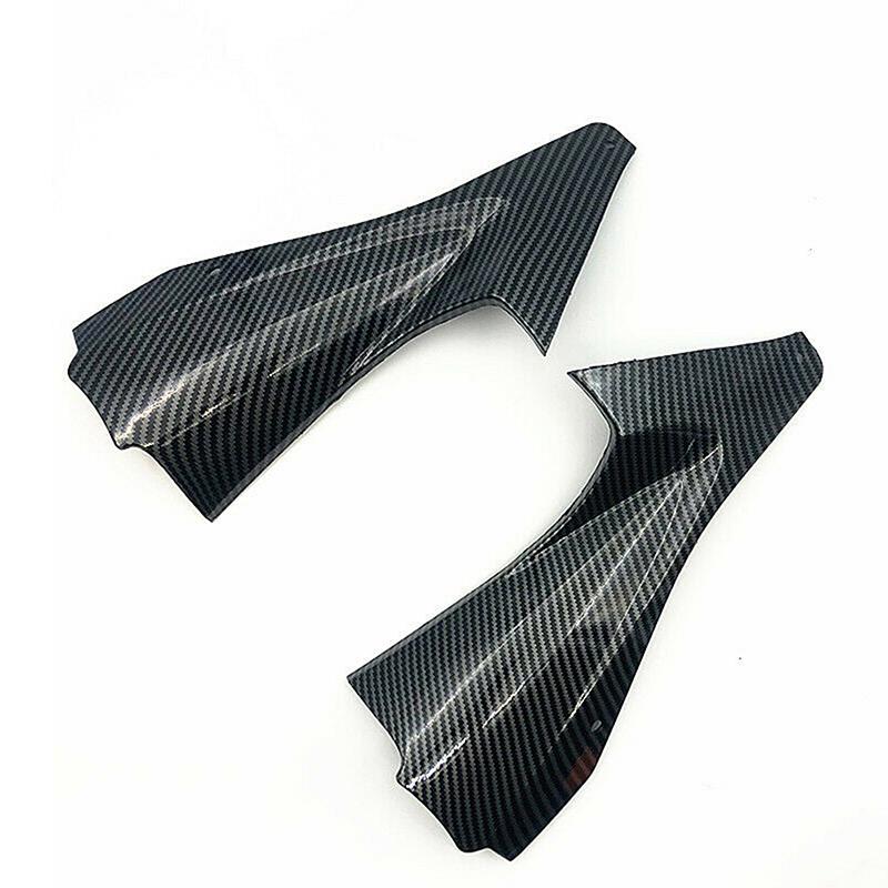 Carbon Fiber Side Air Duct Cover Fairing Inserts for Yamaha YZF R6 2006-2007,Motorcycle Frame Panel Accent Guard Protectors