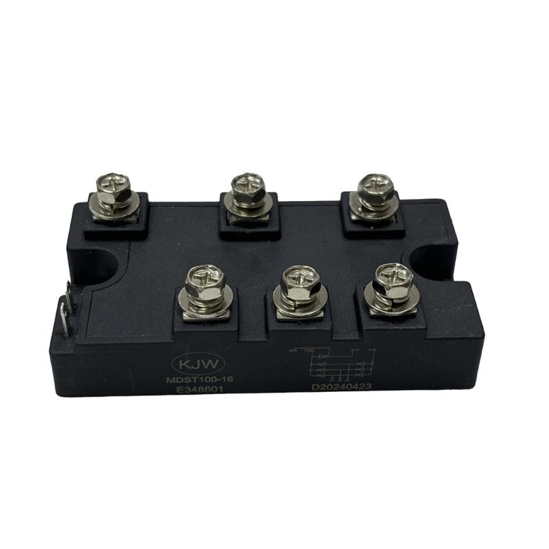 MDST100A Three Phase Rectifier Bridge Module 100A High Current Full Waved Rectification Coppered Base Design