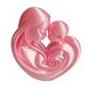 Mini Size Ornament 3D Printed Matte Texture Figure Abstract Maternal Love Heart Sculpture