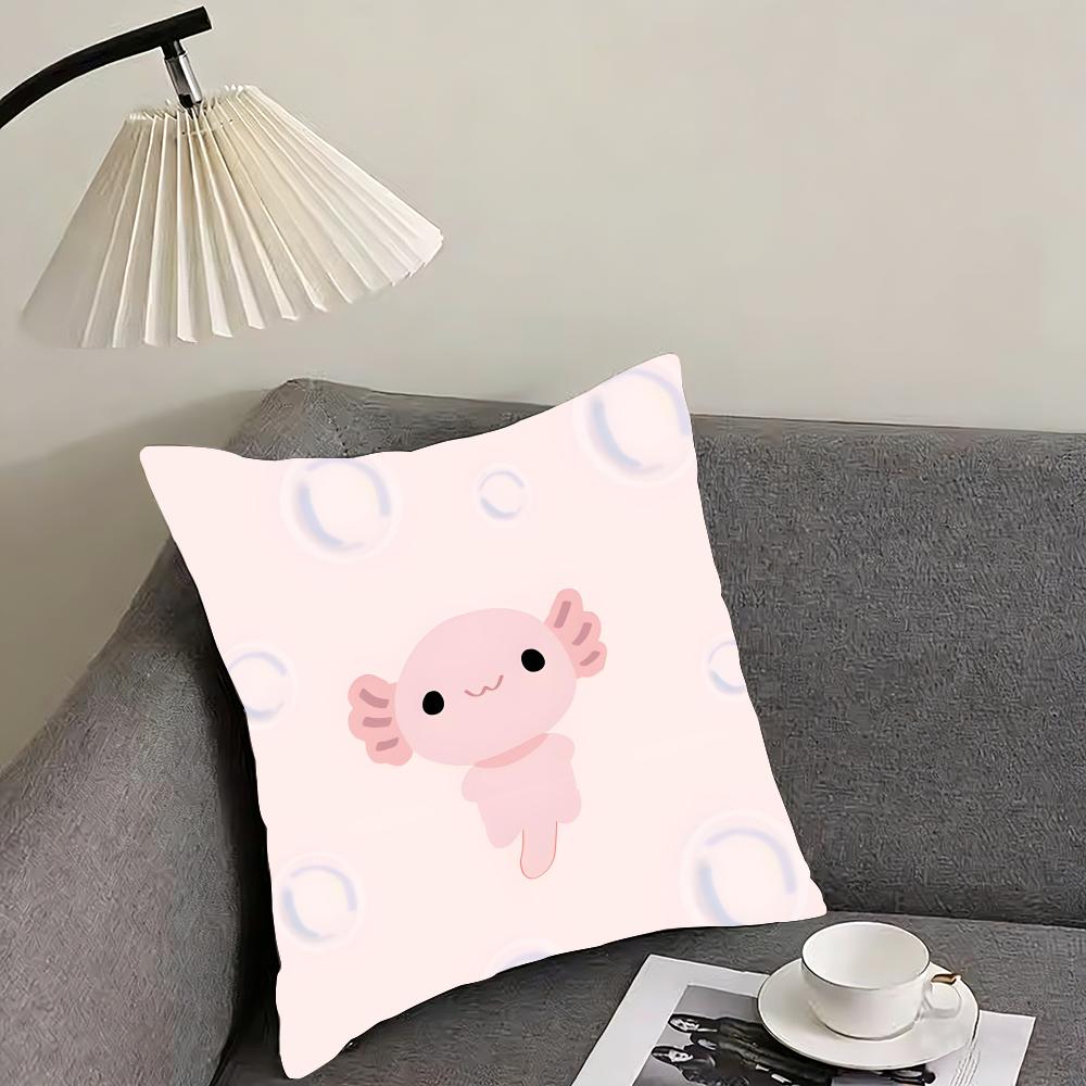 

Salamander Cute Cushion Cover Pillowcase Ultra Soft Skin Friendly Fabric Cloud Like Comfort Concealed Zipper 30x30cm
