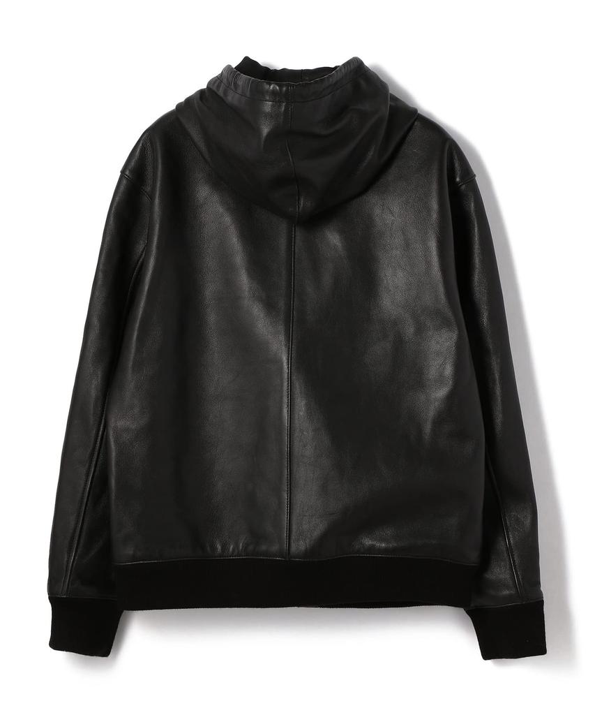 Schott NYC Leather Size Full-Zip Parka, Men's, 2XL, Black, 010, 782-3950080