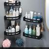 Wall-Mounted Bathroom Corner Storage Rack