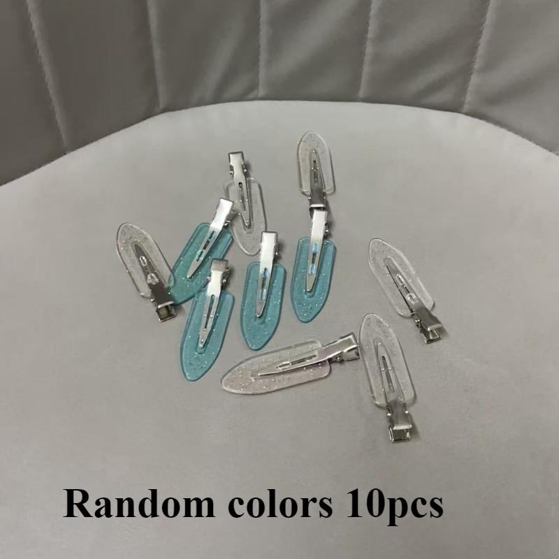 

10PCS Mini Fashion Small Hairpin Tassel Clip Stainless Clip Sweet Edge Clip Bangs Clip Special Styling Small Clip for Girls 10Pc/Set