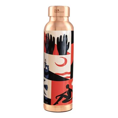 Varinė butelis su Sacharos saulėlydžio raštu (950 ml), Varinė gertuvė Saharos saulėlydis,