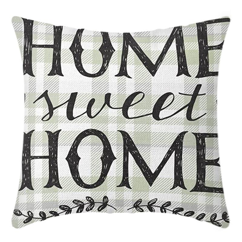 Printed Sunflower Nordic Fresh Home Cotton and Linen Pastoral Style Pillow Living Room Sofa B&B Bay Window Large Cushion Cover