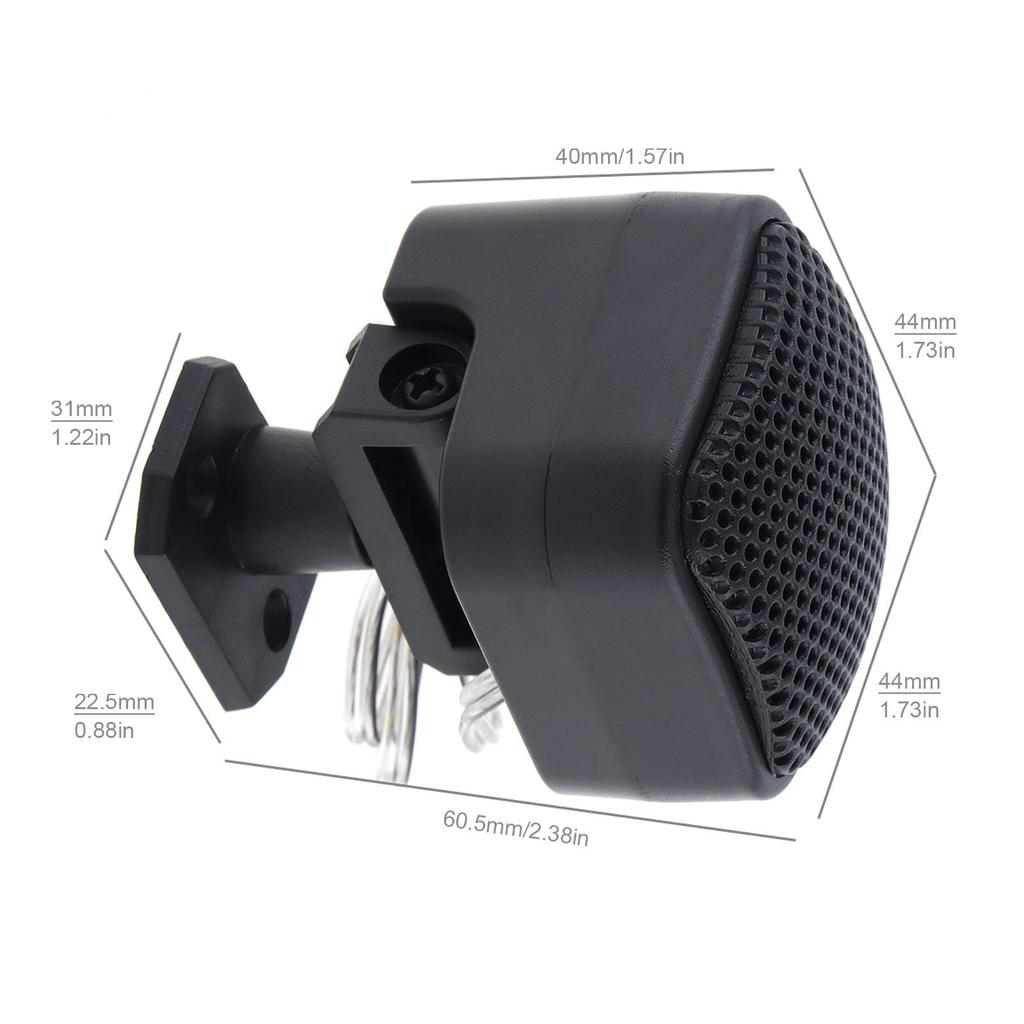 Altoparlanti mini tweeter ad alta efficienza da 2 pezzi da 500 W per sistema audio per auto