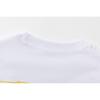 9065 Bianco Sporco 2026 Primavera/Estate Nuova Grafica Lettere Freccia Fantasia Girocollo con Cappuccio Manica Corta T-shirt da Uomo e Donna