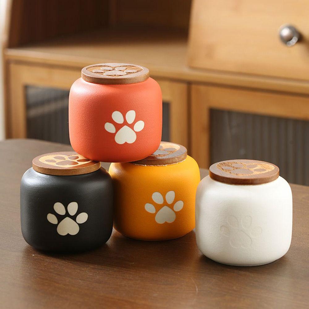 180/500ml Pet Ashes Storage Box Ceramic Dog Cat Cremation Urns  Desktop Decoration