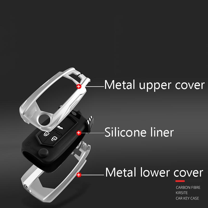 Zinc Alloy Car Key Case Cover Shell For Buick For Chevrolet Cruze Aveo Trax Opel Astra Corsa Meriva Zafira Antara J Accessories