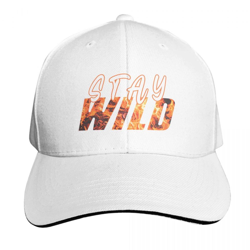Stay Wild Ben Azelart Baseball Cap Adjustable Buckle Closure Moisture Wicking Quick Dry Curved Brim Classic Fit