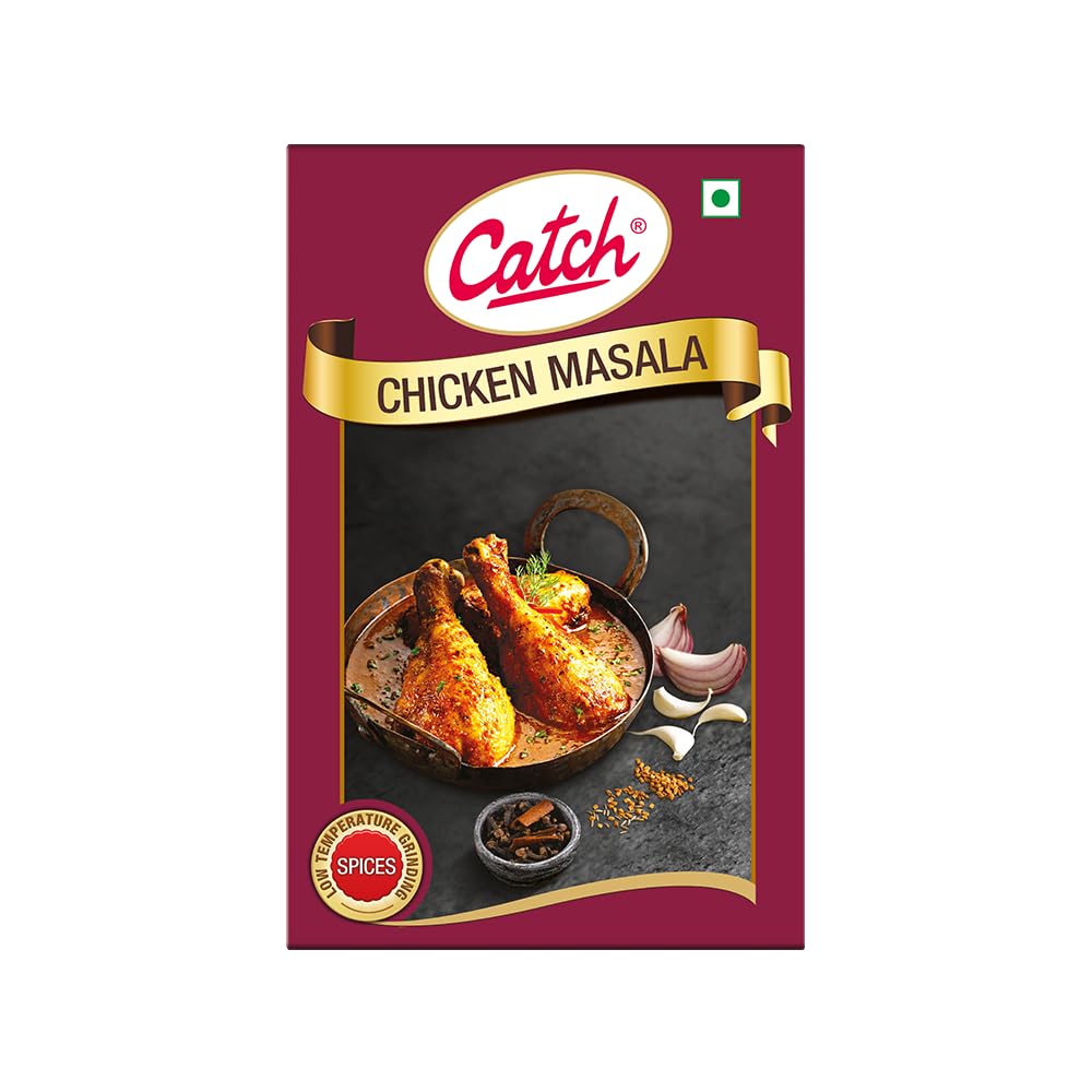 

Catch Chicken Masala Powder 100g Pack For Rich Aroma Flavorful Spicy Seasoning Blend Ideal For Tikka Curry Butter Chicken Dishes
