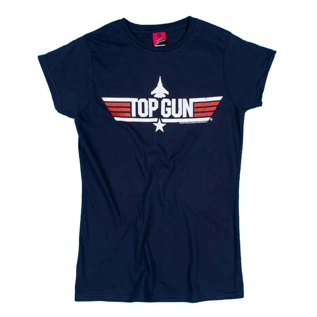 Top Gun Womens/Ladies Goose Back Print Fitted T-Shirt
