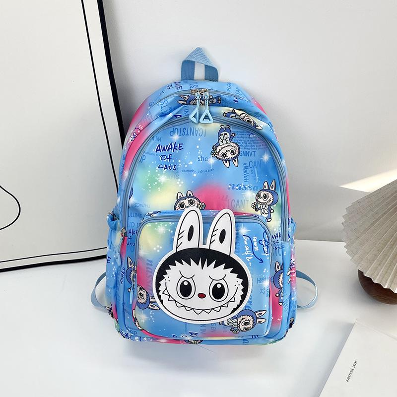 

Рюкзак Новый рюкзак большой вместимости для ученика средней школы, повседневный рюкзак синий