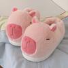 Fashion Vivid kawaii capybara slippers woman winter furry slides shoes home slippers women funny animal fluffy scuff shoes indoor sliper
