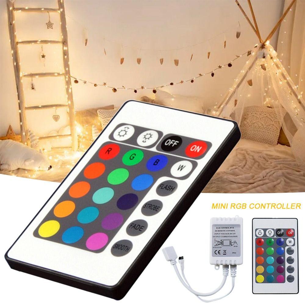Female Plug to 4Pin Connector LED Light Strip Adaptor RGB Controller  Adaptor Mini RGB Controller