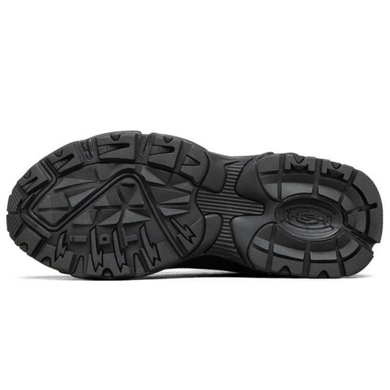 Skechers Stamina Men Casual Low Top Chunky Sneakers All Black 51919-BBK