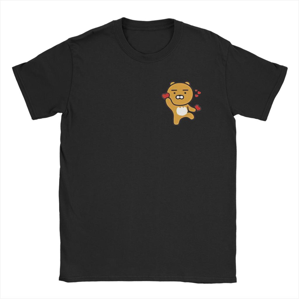 Casual Kakao Friends Ryan TShirt Unisex Round Neck Cotton T Shirt  Short Sleeve Tees Plus Size Tops
