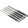 5pcs Pin Punch 8in Long Carbon Steel Pin Punch Set Removing Repair Tool For Jewelers Watchmaker Engineers Carpenters