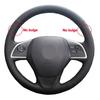 DIY Car Steering Wheel Cover For Mitsubishi ASX Outlander Mirage Eclipse (Cross)