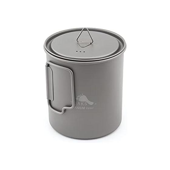 Титановый котелок TOAKS 750 мл от TOAKS