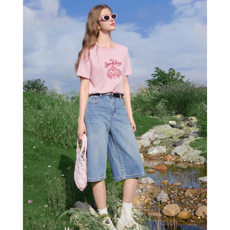 Women's Cartoon Print Short Sleeve T-Shirt