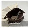 Retro Ethnic Tassel Tote Bag - Large Capacity & Versatile Crossbody for Autumn 2025