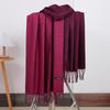 Double-Sided Wool & Cashmere Shawl for Men & Women - Autumn/Winter 2026 Collection