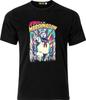 Attack of the Marshmallow Man Full Colour D.T.F Black Cotton Funny T Shirt