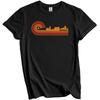 Retro Style Huntington West Virginia Skyline T-Shirt
