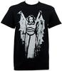 The Munsters Men's Lily Bat Wing T-Shirt Official Universal Black Tee